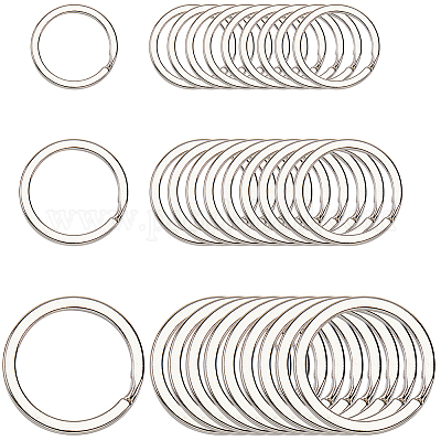 30 шт. 3 стиля железных разъемных колец&nbsp;IFIN-SP0001-19P-1