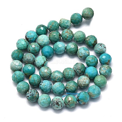 Хубэй природных бирюзовый бисер нитей G-G106-C12-08-1
