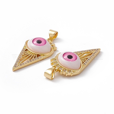 Стойки обшивки латунь микро проложить Циркон подвеску KK-B060-03G-05-1