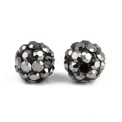 Бусины со стразами&nbsp;RB-H284-6MM-Half-1-1