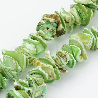 Chapelets de perles en coquillage naturel&nbsp;BSHE-P010-05-1