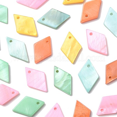 24 шт. 5 стиля подвески из натуральных пресноводных ракушек BSHE-FS0001-14-1