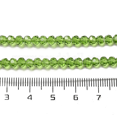 Прозрачные стеклянные бусины EGLA-A035-T4mm-D11-1