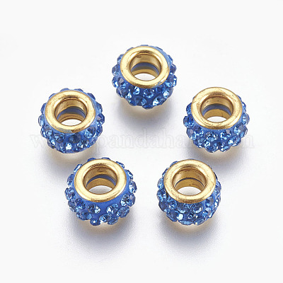 Европейские бусины CLAY-O002-01G-1