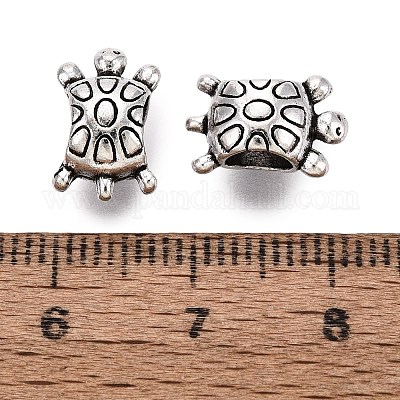Tibetischer stil legierung perlen&nbsp;PALLOY-S079-117AS-1
