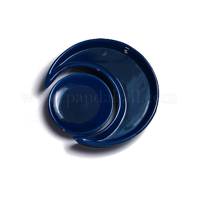 Луна и плоские круглые фарфоровые тарелки для украшений PW-WG820F0-03-1