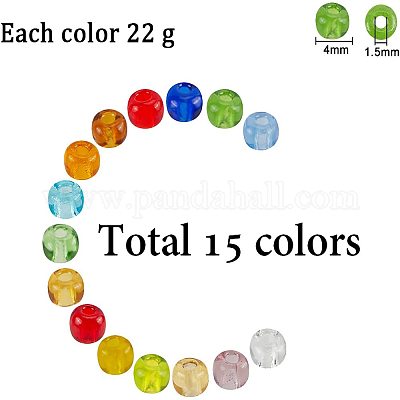 Бисер из стекла &nbsp;SEED-PH0002-11-4mm-1