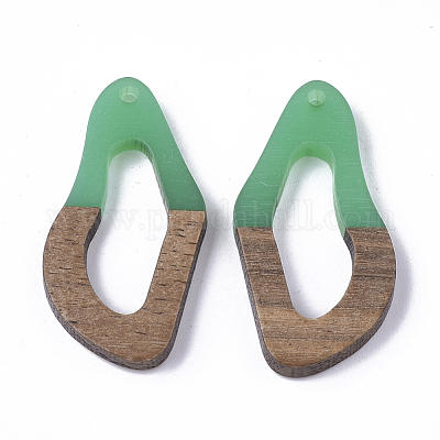 Подвески из смолы и ореха RESI-S358-25C-1