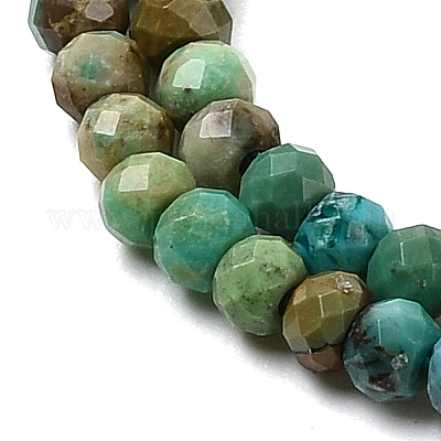 Хубэй природных бирюзовый бисер нитей G-G294-C02-2x3mm-1