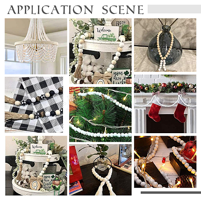 Европейский бисер из натурального дерева WOOD-PH0002-85-1