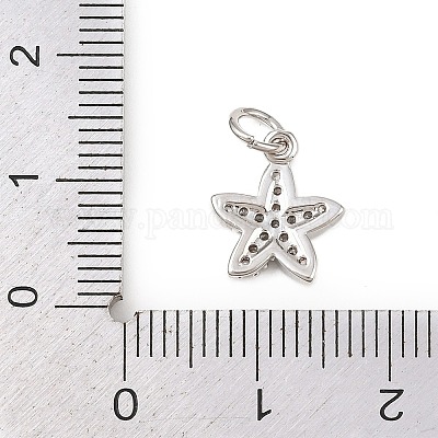 Латунные микропаве прозрачные кубические циркониевые подвески KK-G544-01P-03-1