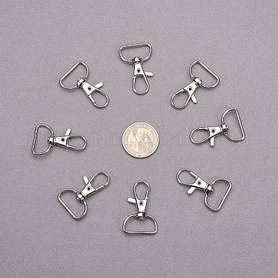 Сплав цинка шарнирных омаров коготь застежки PALLOY-YW0001-02PA-1