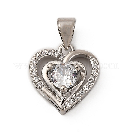 Латунные микро проложить кубического циркония подвески KK-P308-08P-1