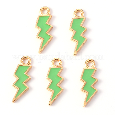 Pendentifs d'émail en alliage LS-ENAM-N054-025G-1