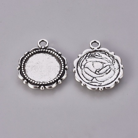 Сеттинги для кулона(кабошонов) X-PALLOY-A18941-AS-FF-1