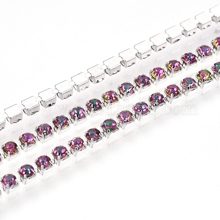 Cadenas de la taza del Rhinestone de hierro&nbsp;CH-T006-01A-03-1