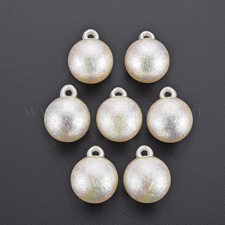 Colgantes de perlas de imitación de plástico abs galvanizado X-KY-T023-004-1