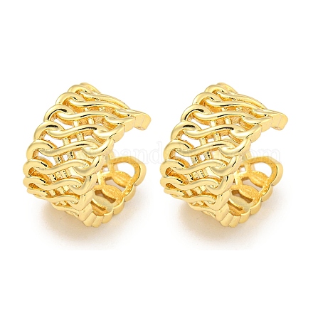 Серьги-манжеты из латуни EJEW-C104-144G-1