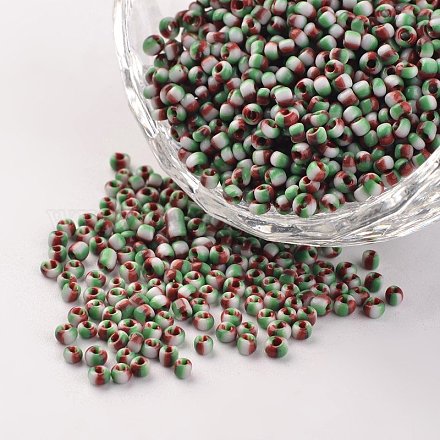 12/0 perles en verre de couleurs opaques SEED-M008-C47-1
