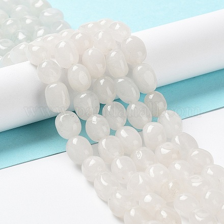 Natürliche Jade Perlen Stränge G-E614-B01-08-1