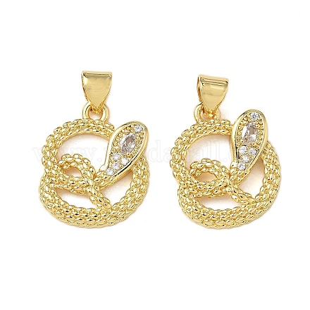 Латунные микро проложить кубического циркония подвески KK-L243-29G-01-1