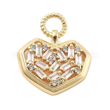 Подвески из настоящего латунированного стекла из золота 18 карат KK-L209-087G-1