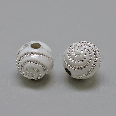 Perles acryliques plaquées PACR-S188-10mm-13-1