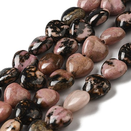 Natural Rhodonite Beads Strands G-B022-15B-1
