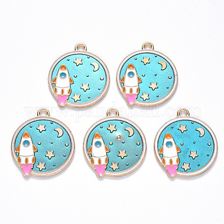 Подвески из эмали и сплава&nbsp;X-ENAM-N054-003-1