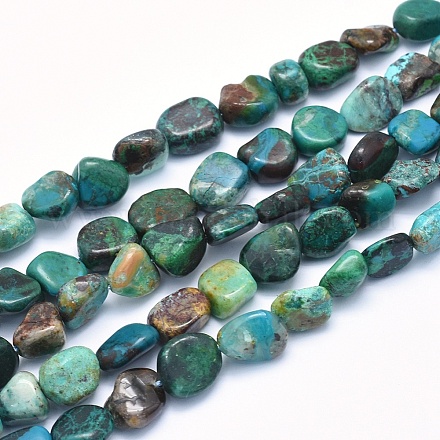 Natural Chrysocolla Beads Strands G-G765-45-1