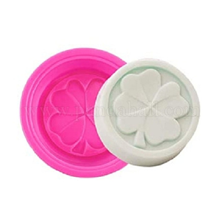 Moldes de silicona de jabón redondos y planos SOAP-PW0001-067C-1
