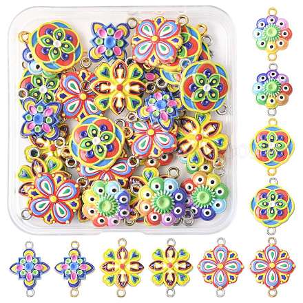 40 шт. 10 стиля подвесок-соединителей из сплава ENAM-FS0003-61-1