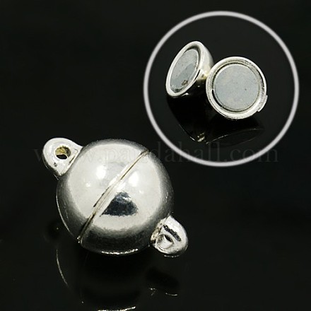 Zinc Alloy Magnetic Clasps for Jewelry Making PALLOY-K070-12mm-S-LF-1