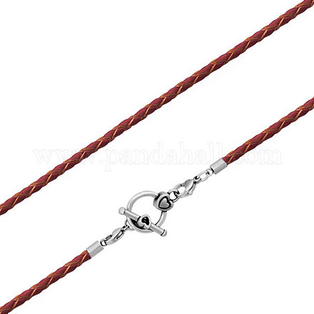 Leather Cord Necklace Makings MAK-M017-10-B-1