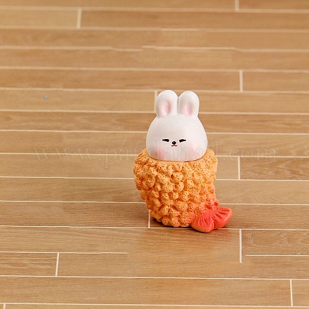 Мультяшная смоляная модель суши-животного PW-WGD9310-06-1