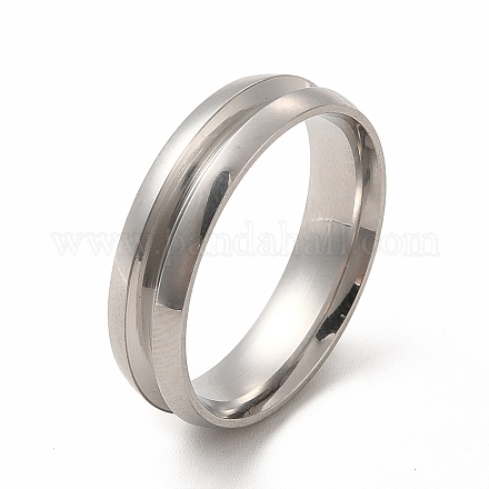 201 ajuste de anillo de dedo ranurado de acero inoxidable STAS-P323-05P-1