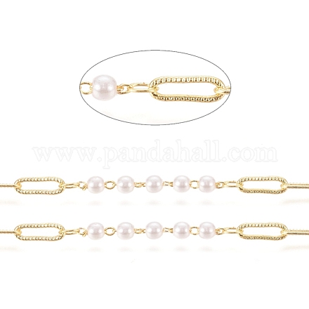 3.28 Feet Handmade Brass Link Chains X-CHC-G011-22G-1