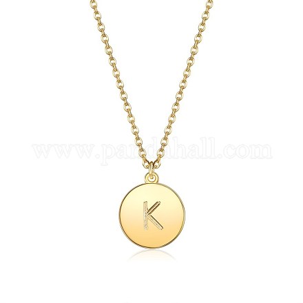 Латунное ожерелье NJEW-BB35341-K-1