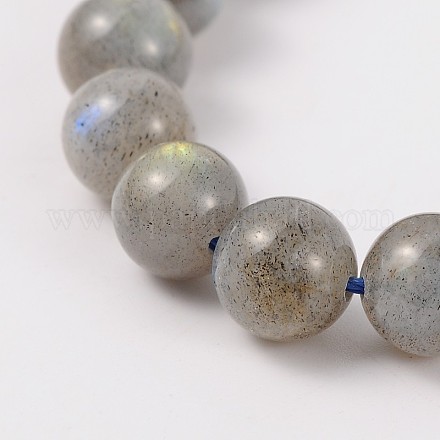 Natural Labradorite Round Beads Strands G-J240-09-8mm-1