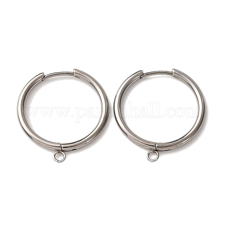 201 фурнитура для сережек-колец из нержавеющей стали STAS-D379-05A-P-1