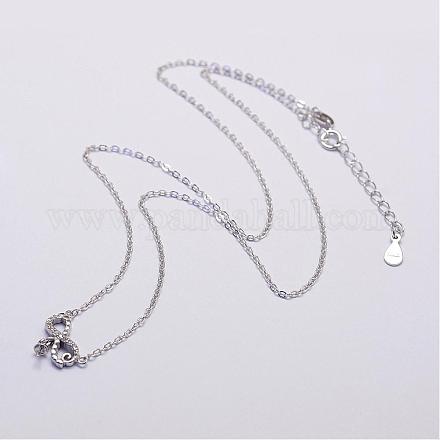 925 Sterling Silver Necklace Making STER-F023-09-1