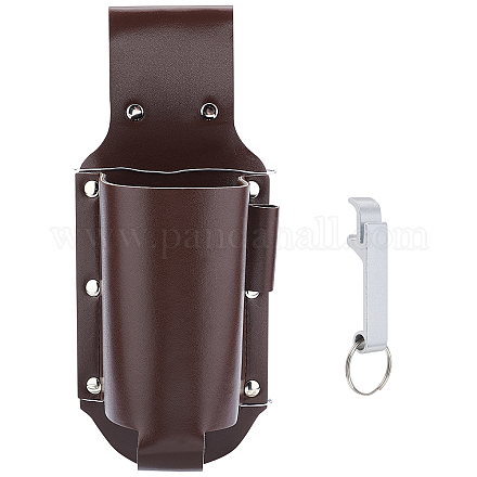 1 шт. чехол для бутылки вина из искусственной кожи AJEW-GF0003-88B-1