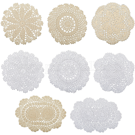 8 шт. 8 стиля хлопчатобумажной ткани прокладки AJEW-GF0008-95-1