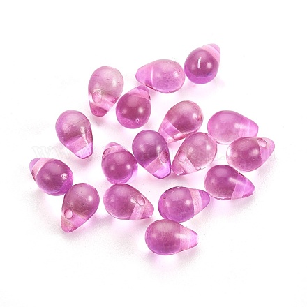 Des perles de résine transparentes GLAA-E026-76-1