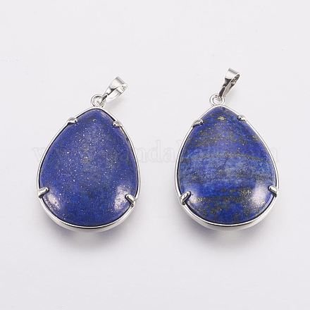 Lapis lazuli naturale ciondoli G-E488-A12-P-1