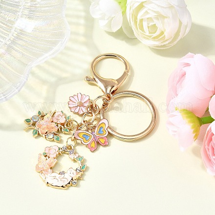 Брелки из сплава эмали&nbsp;KEYC-JKC01278-1