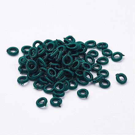 Polyester Weave Beads WOVE-N003-03-1