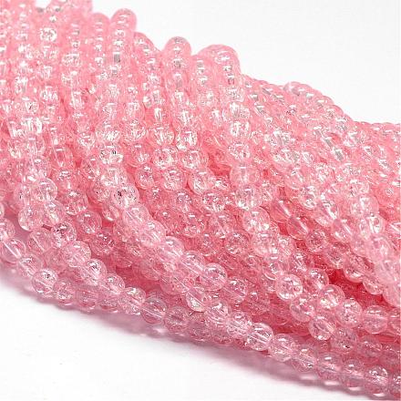 Synthetic Crackle Quartz Beads Strands CCG-K001-12mm-01-1