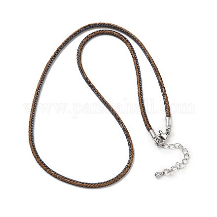 Изготовление ожерелья из плетеного нейлонового шнура толщиной 2.5 мм FIND-G095-01P-20-1