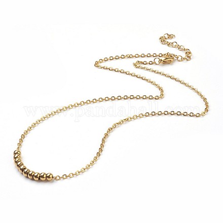 304 Stainless Steel Cable Chain Necklaces NJEW-JN02212-1